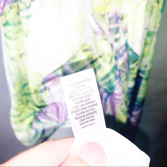 JENNIFER LOPEZ Tropical Maxi Dress M NWT - Picture 9 of 11